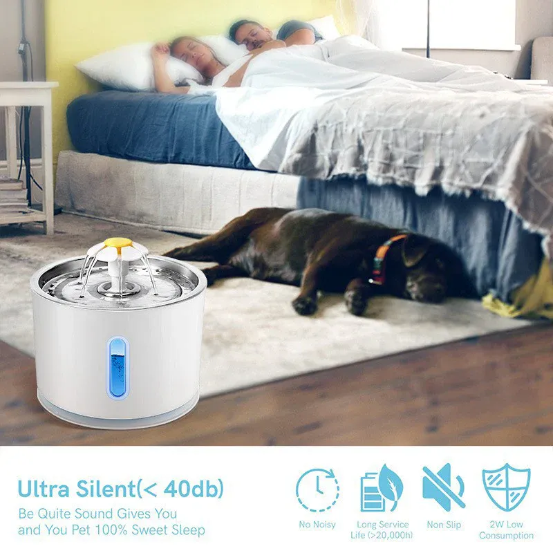 LED Pet Water Fountain 24L Automatic Drinking Dispenser for Cats and Dogs view 4