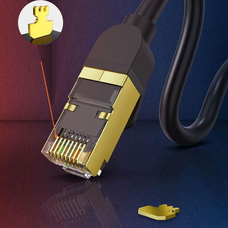 Jasoz Network Lan Cat7 Rj45 Cord Ethernet Shielded Cable Patch Lead 1-10M - 3 m view 9