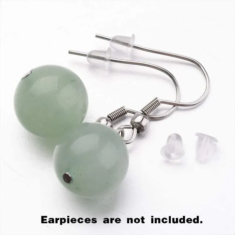 200 Rubber Earnuts Earring Nuts Findings Earring Backs Clear Plastic Dewsupplies view 6