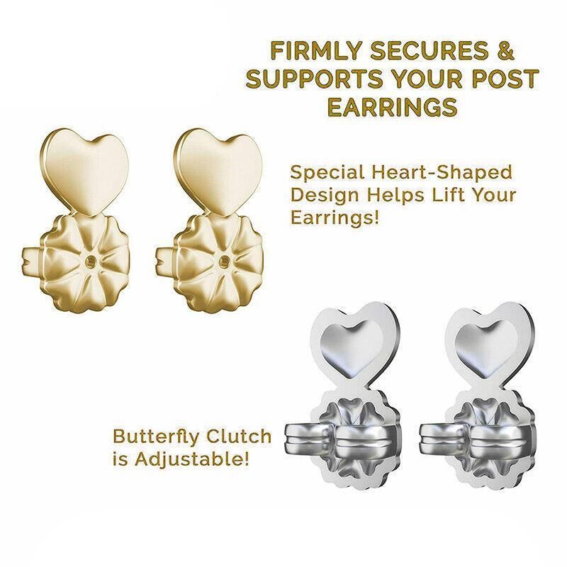 Hypoallergenic Fits Earrings Ear Support Lifts Magic Bax Backs Studs Auxiliary view 3
