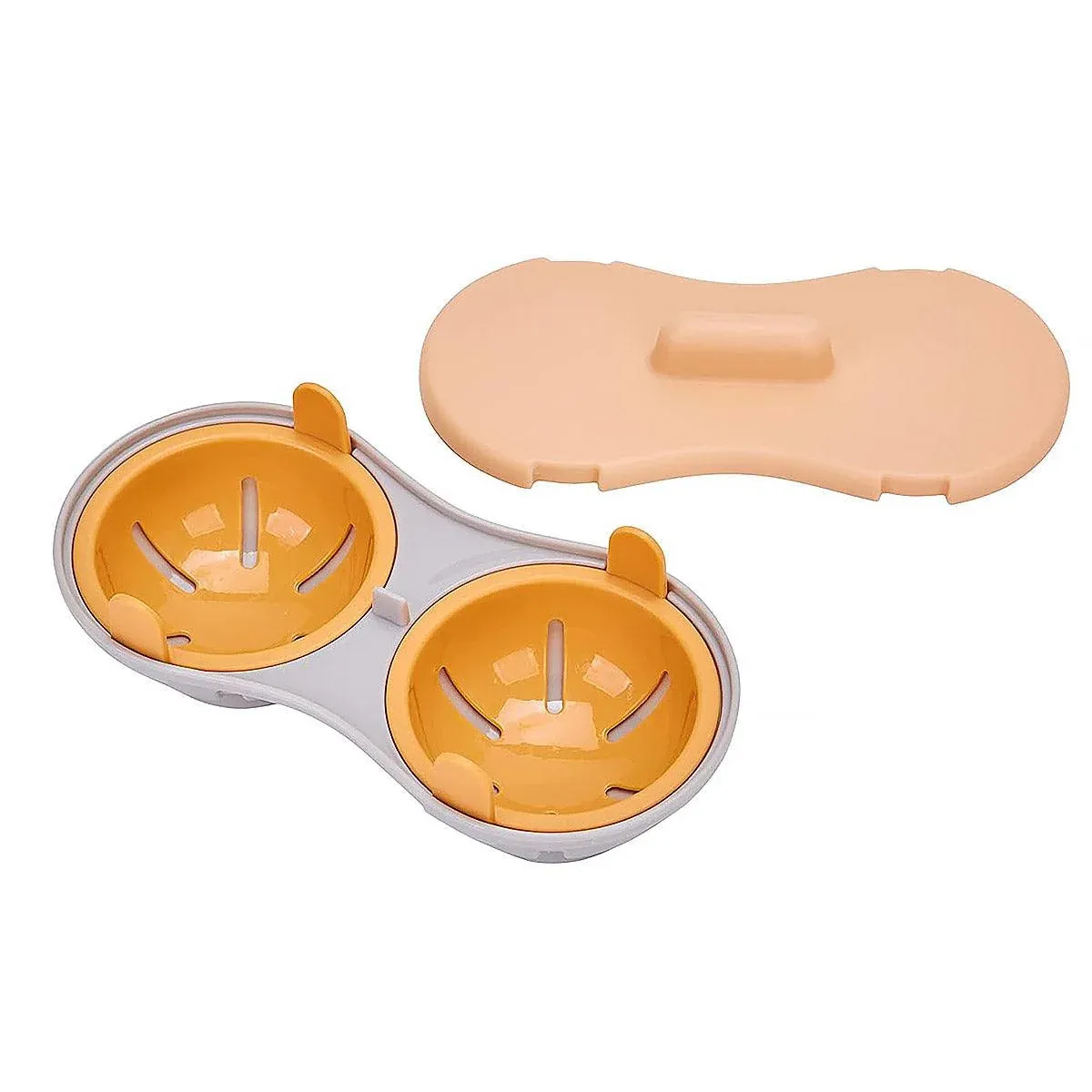 Microwave Egg Steamer With Lid Kitchen Egg Cooker Poacher Steam Box Container view 13