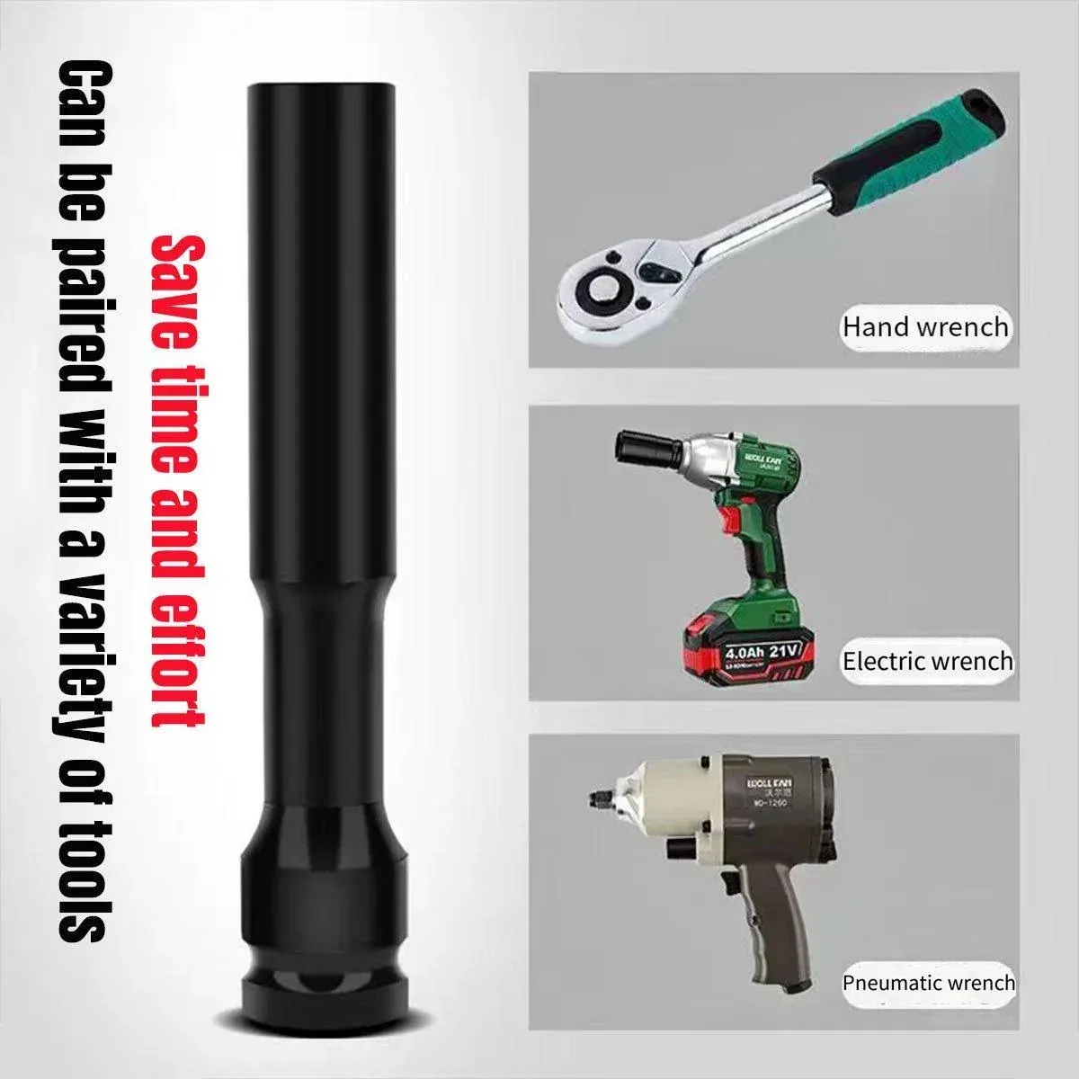 Hexagonal Socket Adapter Set for Electric Impact Wrench Power Drill Socket view 6