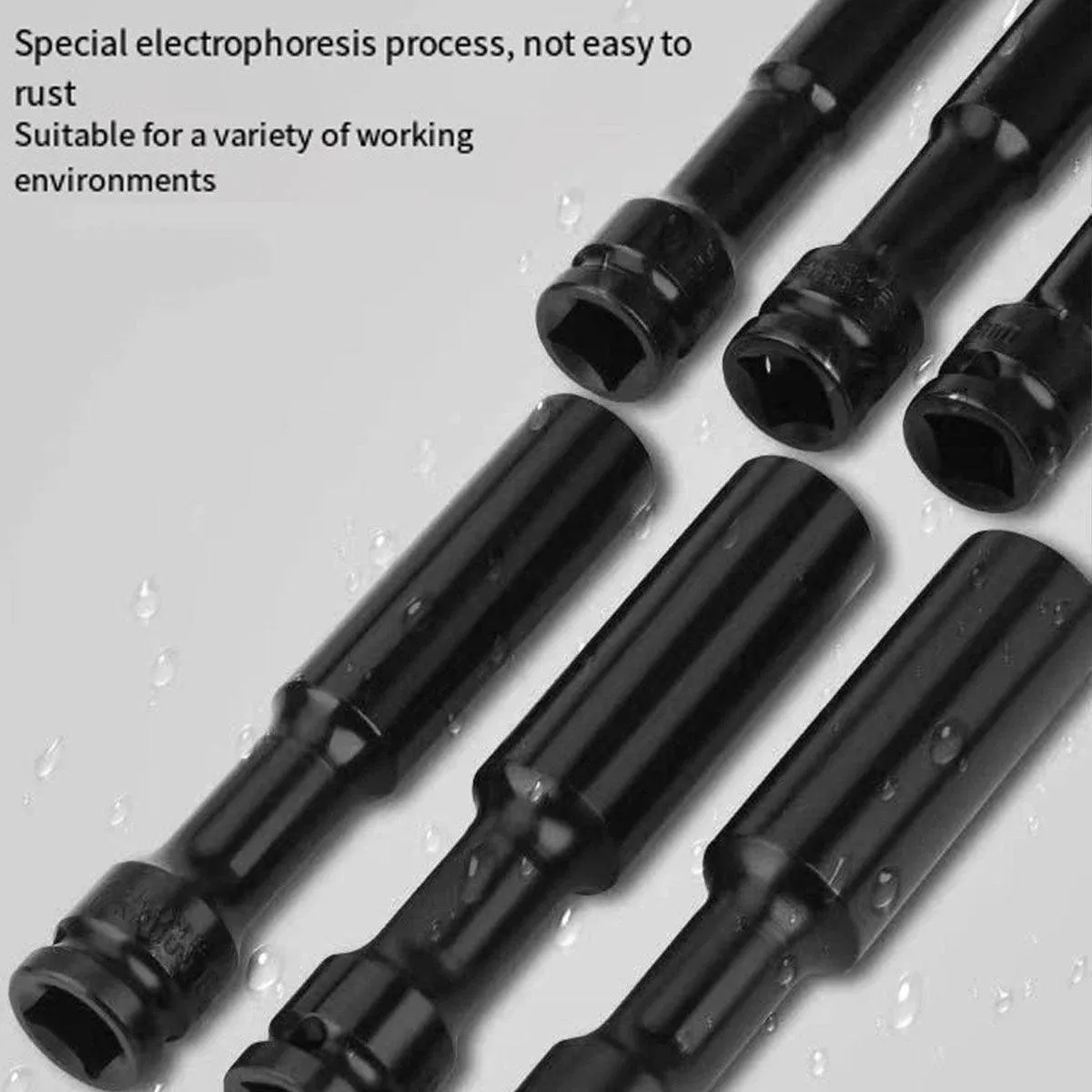 Hexagonal Socket Adapter Set for Electric Impact Wrench Power Drill Socket view 8