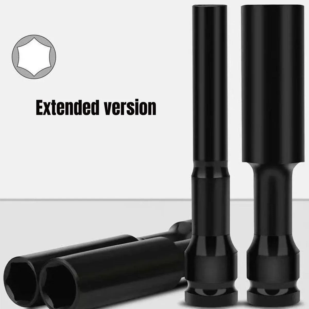 Hexagonal Socket Adapter Set for Electric Impact Wrench Power Drill Socket view 11