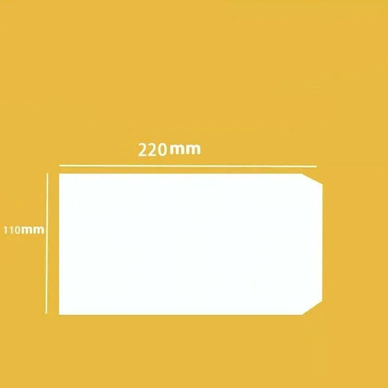 White Business Envelopes 8 Sizes Opaque Mailer with Pre-Printed Postcode view 3