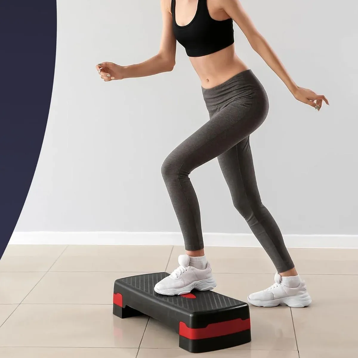 Fitness Step Platform Small Aerobic Stepper Exercise Equipment Home Gym Workout view 9