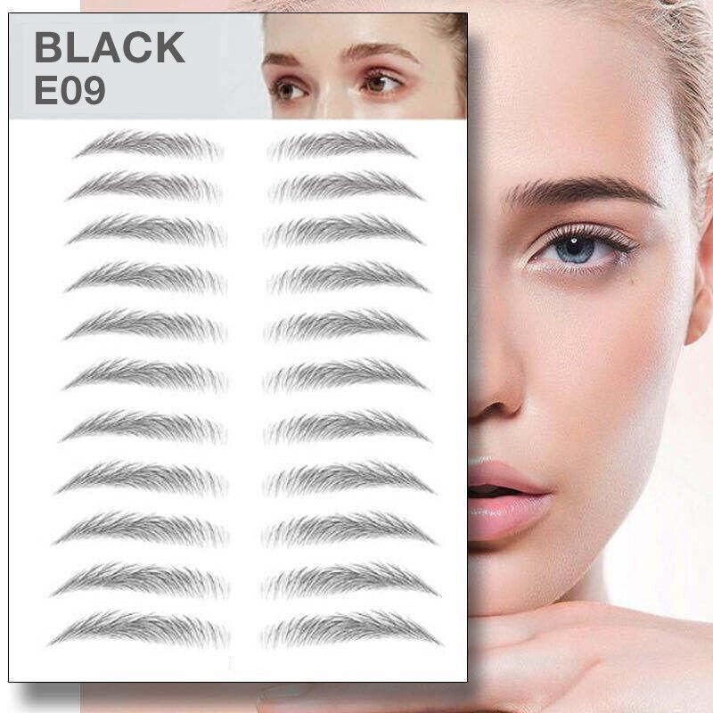 3D Waterproof Eyebrow Tattoo Sticker Hair-Like Natural Brows for Sparse — image 1