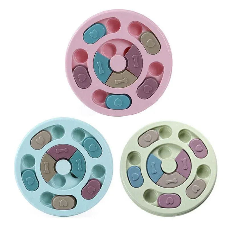 Dog Treat Dispenser Puppy Feeder Puzzle Game Interactive Toy Pet Training view 3