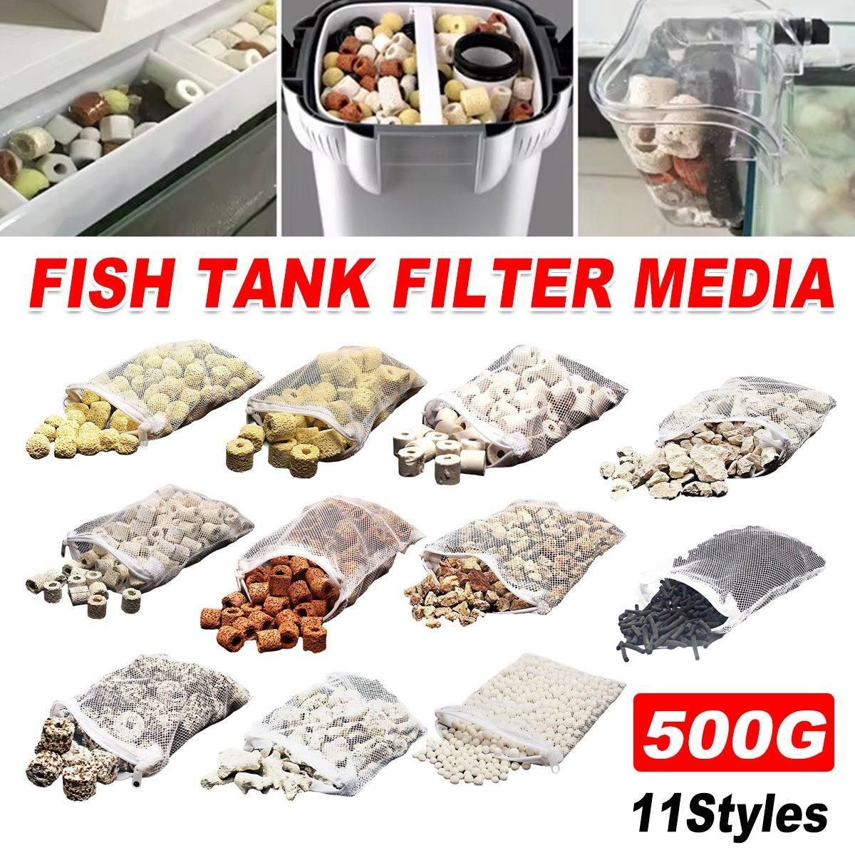 500g Fish Tank Water Filter Media Aquarium Filtration Material Sponge Pad view 2