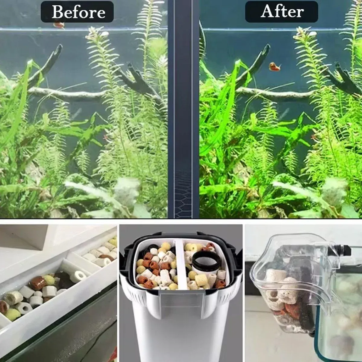 500g Fish Tank Water Filter Media Aquarium Filtration Material Sponge Pad view 10
