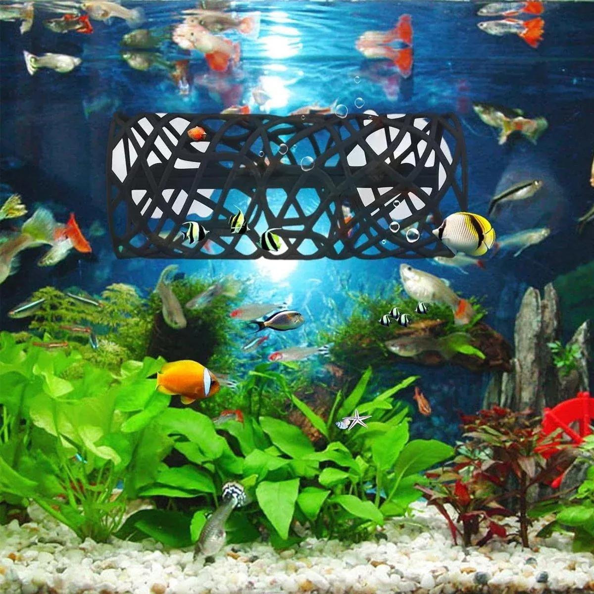 Aquarium Fish Resting Tunnel Hiding House for Betta Shrimp Small Fish Tank view 8