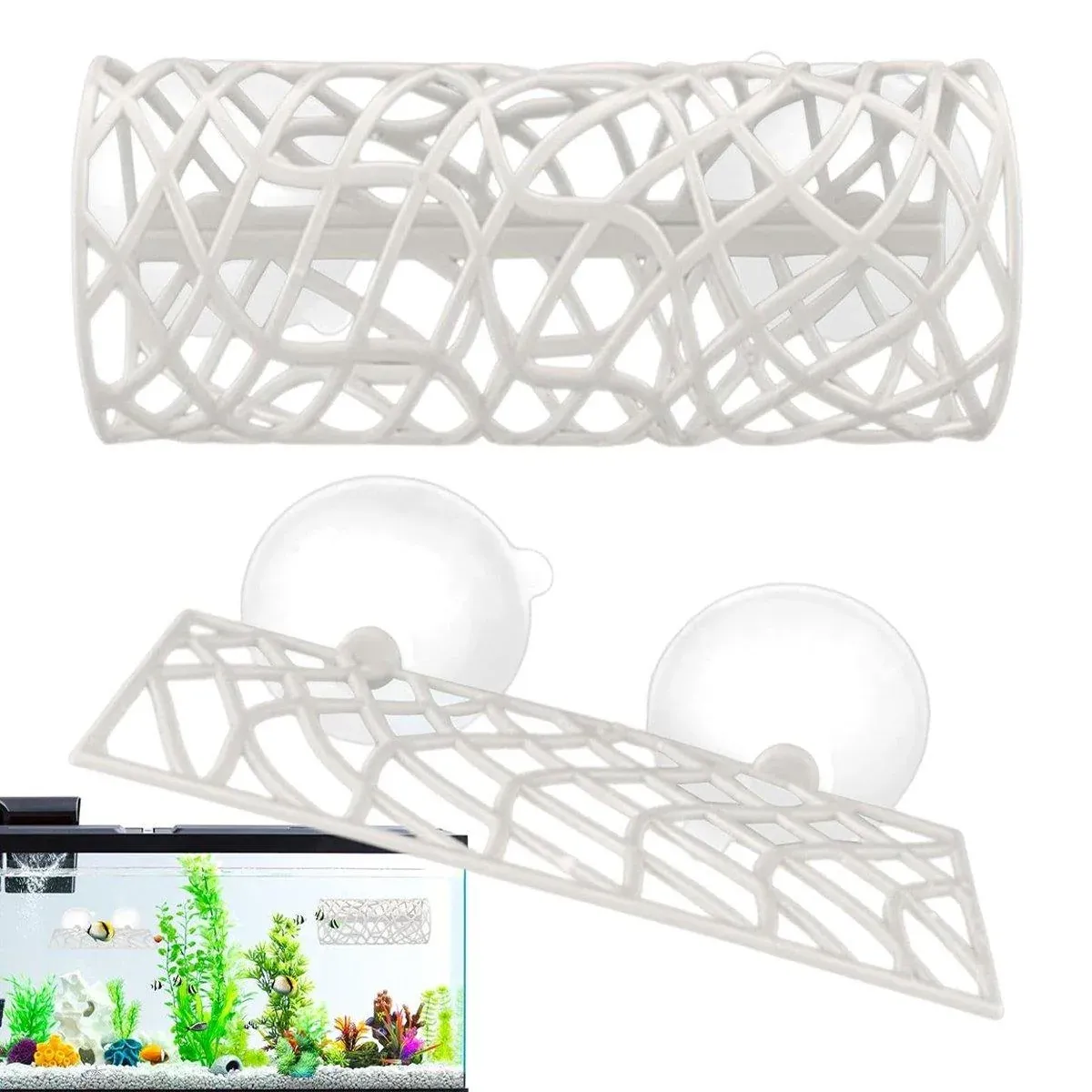 Aquarium Fish Resting Tunnel Hiding House for Betta Shrimp Small Fish Tank view 12