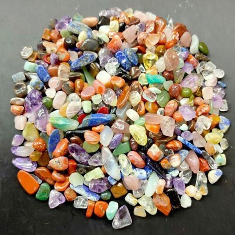 Colorful Mixed Stone Crystal Chips - 100G Bulk Lot view 7