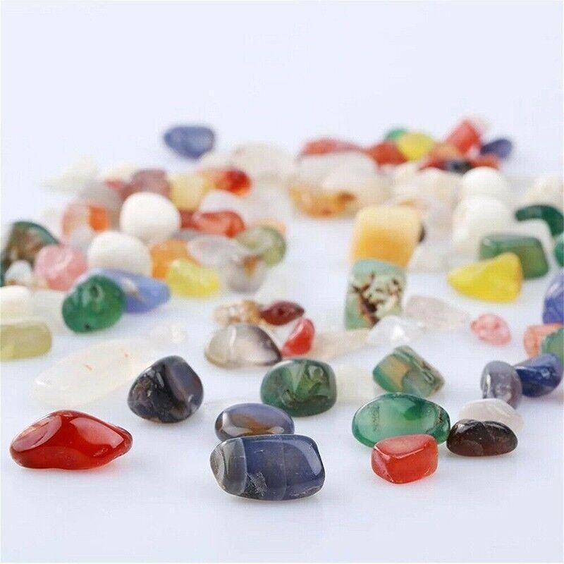 Colorful Mixed Stone Crystal Chips - 100G Bulk Lot view 9
