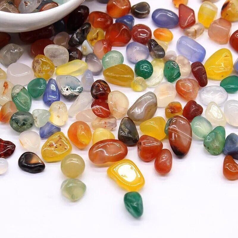 Colorful Mixed Stone Crystal Chips - 100G Bulk Lot view 10