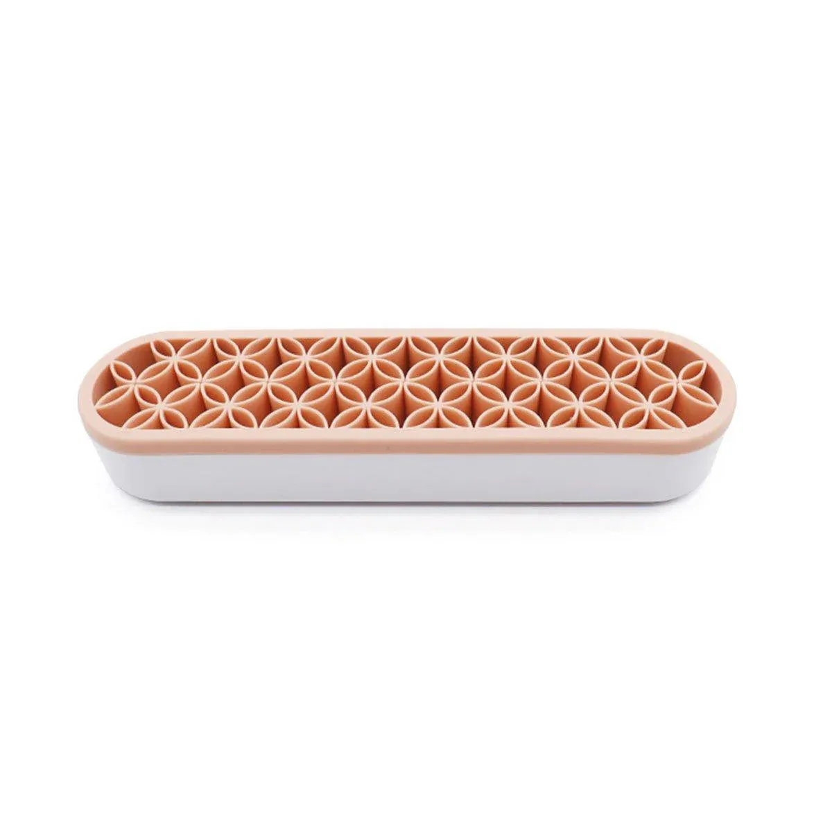 Silicone Makeup Organizer Cosmetic Storage Box Lipstick Brush Holder Desktop