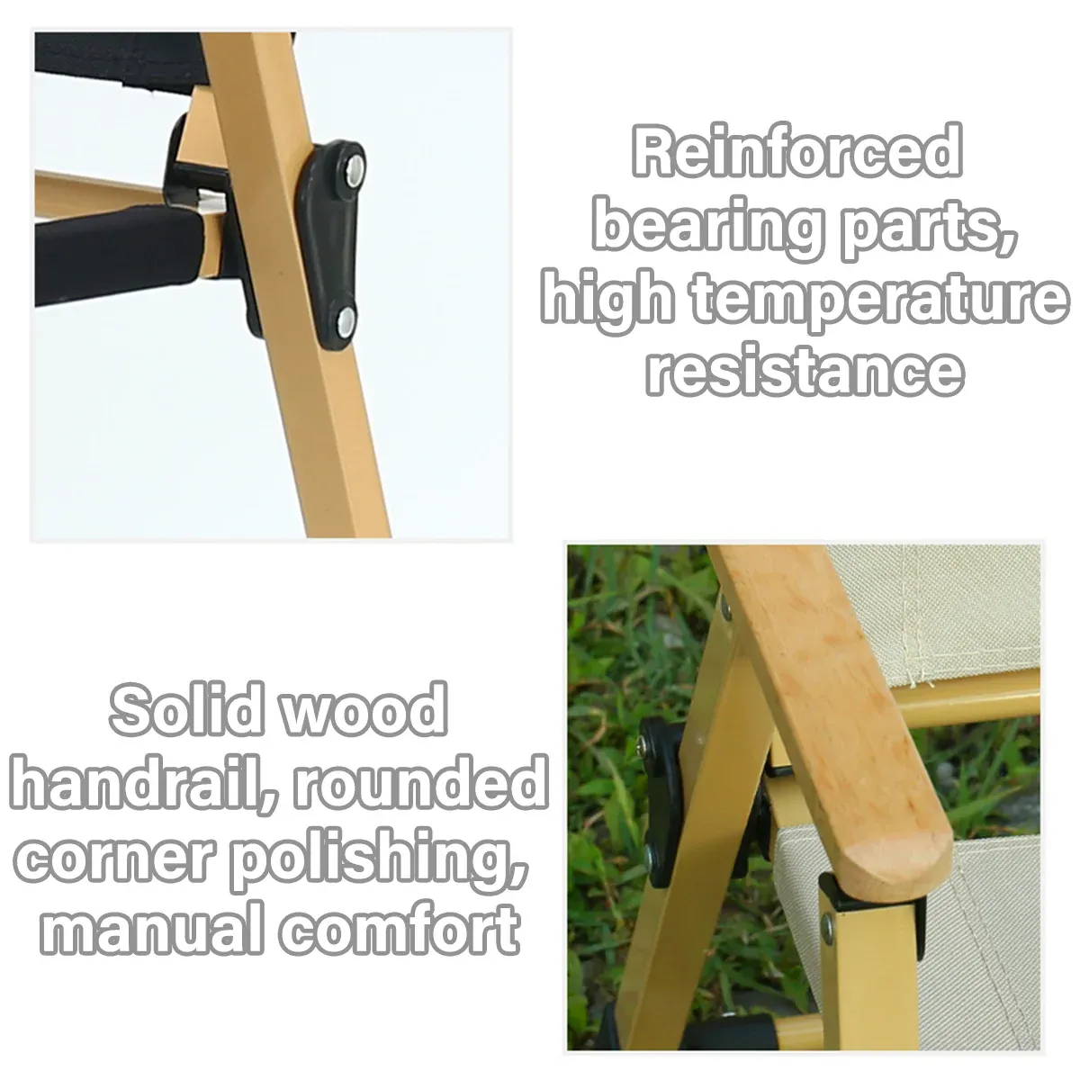 Outdoor Folding Chair Portable Camping Seat Compact Foldable Chair for Picnic view 7
