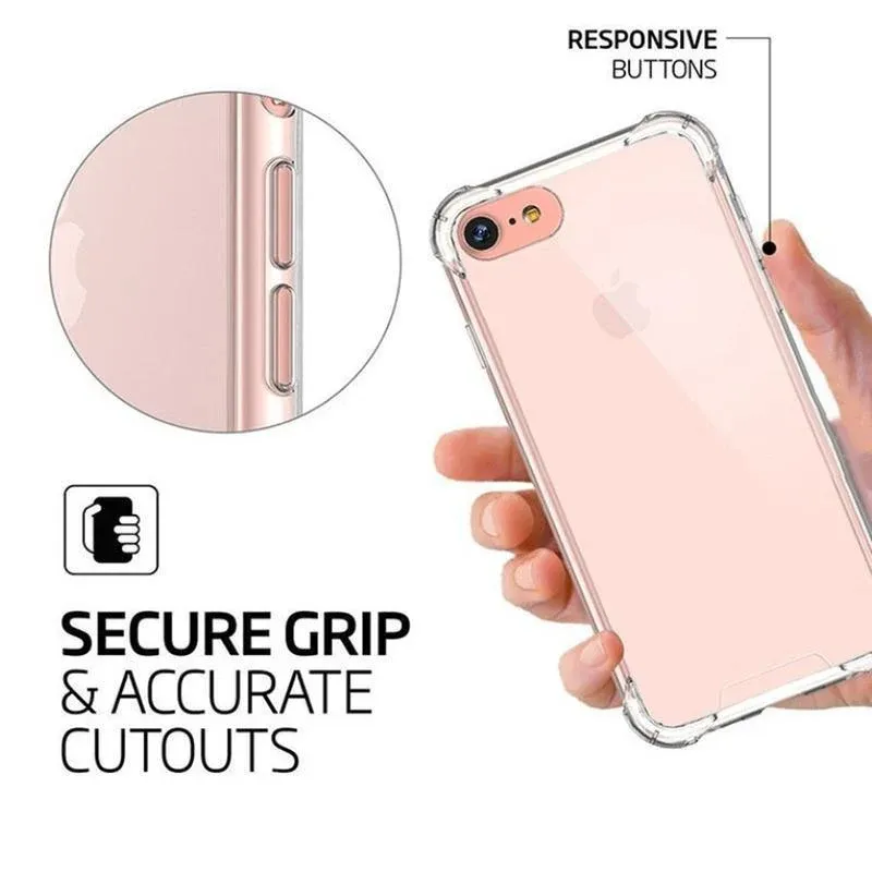 Shockproof Iphone 13 12 11 Pro Max Xs X 8 7 Soft Gel Clear Case Cover For view 7