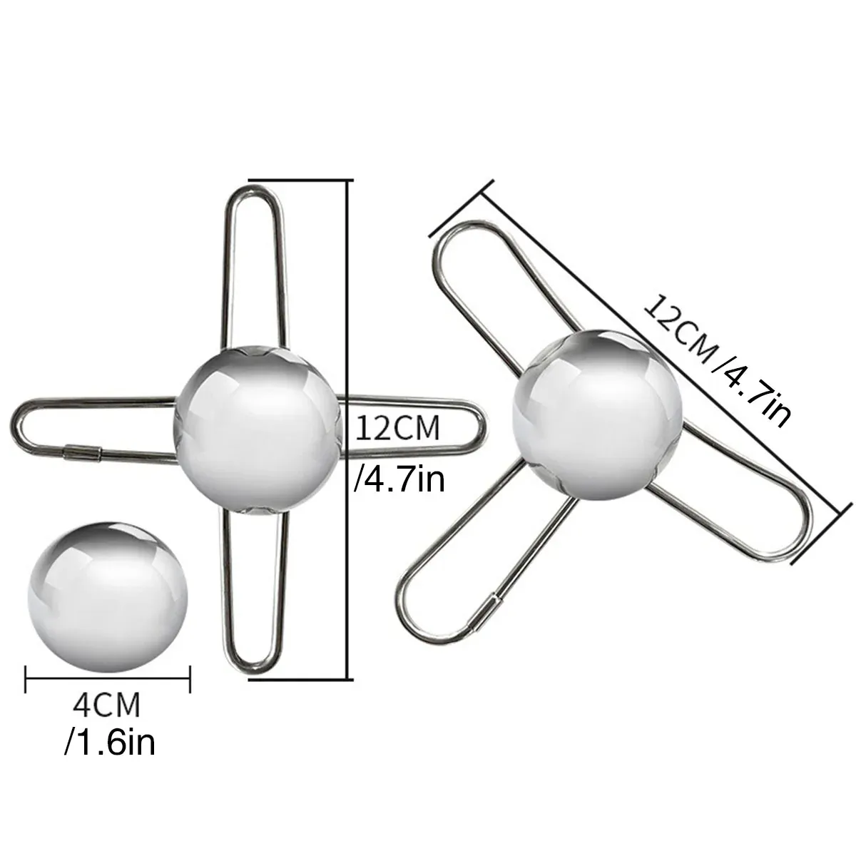 3/4 Forks Stainless Steel Ice Balls Reusable Spherical Whisky Chilling Stones view 4