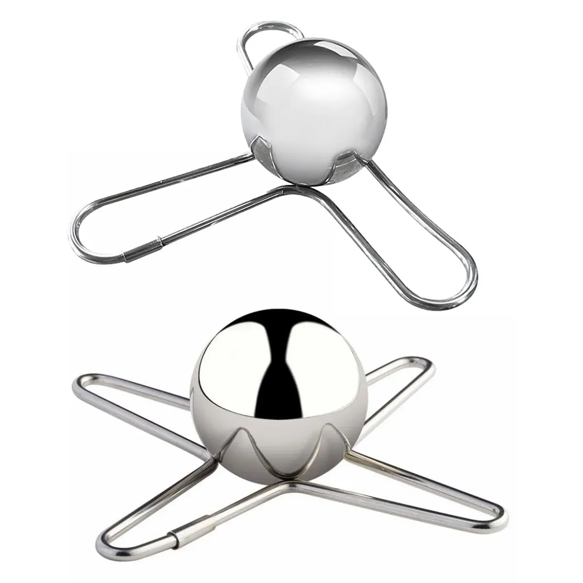 3/4 Forks Stainless Steel Ice Balls Reusable Spherical Whisky Chilling Stones view 3