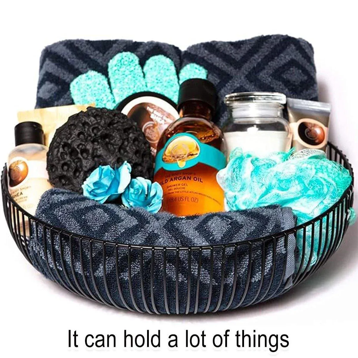 Multi Functional Wire Storage Basket Fruit Vegetable Holder for Kitchen Counter view 7