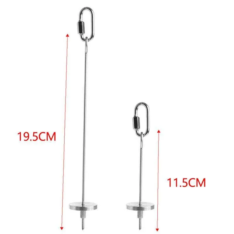 Pet Stainless Steel Bird Parrot Cage Skewer Food Meat Stick Spear Fruit Holder view 12