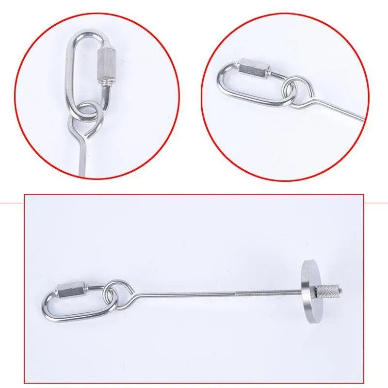 Pet Stainless Steel Bird Parrot Cage Skewer Food Meat Stick Spear Fruit Holder view 13