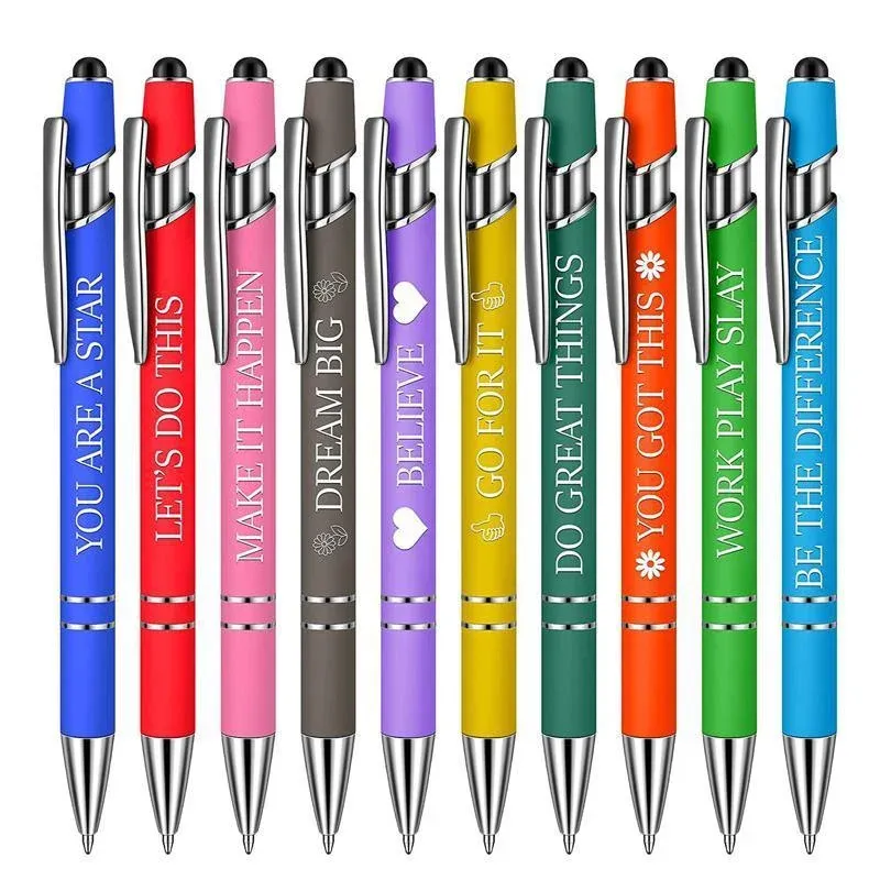 Funny Pens Swear Word Pen Set Black Ink Writing Pen Funny Office Diary Gift