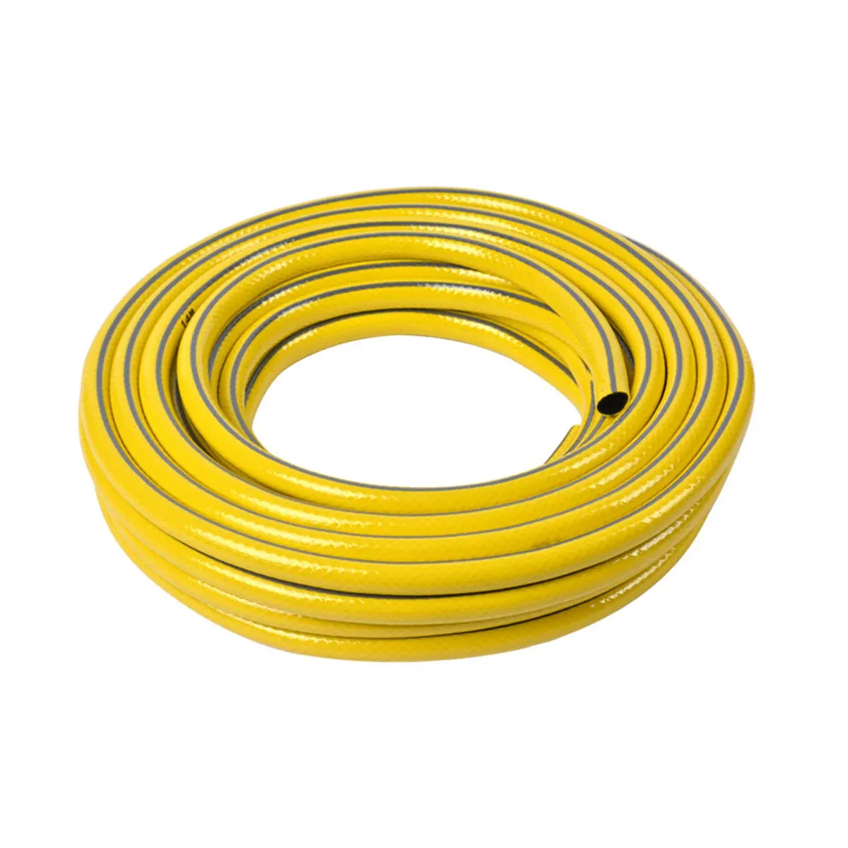 Heavy Duty Garden Hose Pipe Reel Reinforced Anti-kink Outdoor Hosepipe Yellow — image 1