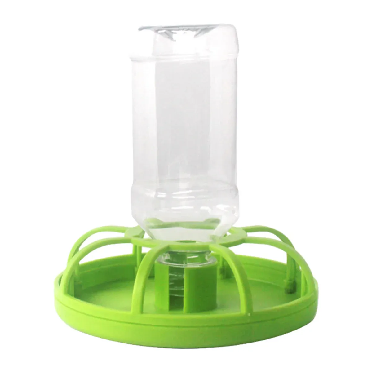 Reptile Water Bowl with Bottle for Lizard Gecko Snake Inverted Bottle