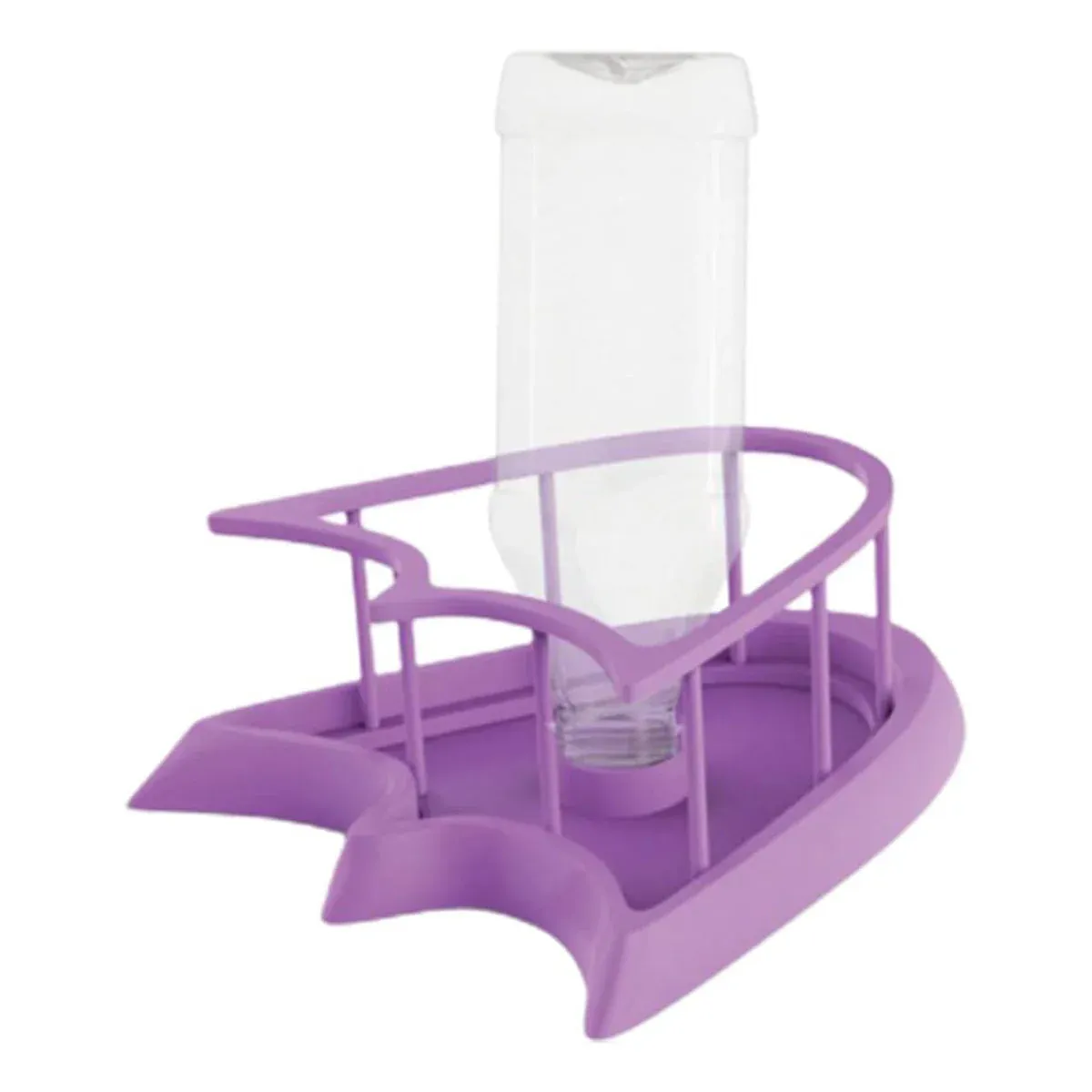 Reptile Water Bowl with Bottle for Lizard Gecko Snake Inverted Bottle