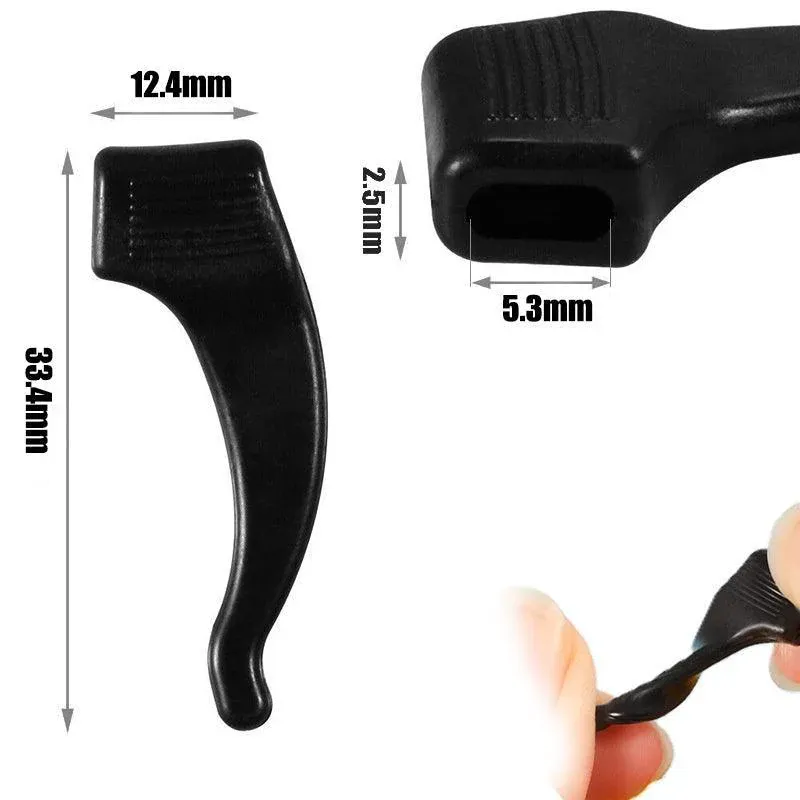 Silicone Glasses Ear Hooks Anti Slip Grip Spectacle Holder Sports Temple Tips view 4