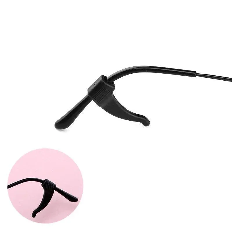 Silicone Glasses Ear Hooks Anti Slip Grip Spectacle Holder Sports Temple Tips view 13