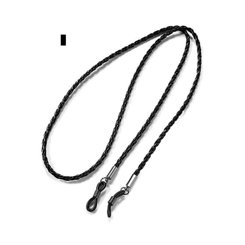 PU Sunglasses Reading Glasses Spectacles Eyeglass Holder Strap Chain - Beige view 5