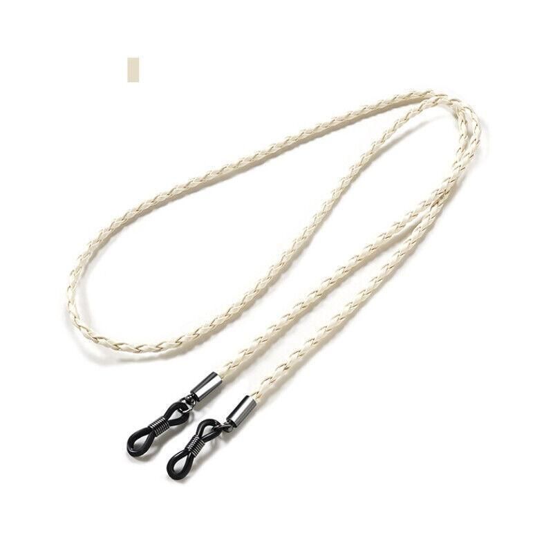 PU Sunglasses Reading Glasses Spectacles Eyeglass Holder Strap Chain - Beige view 7