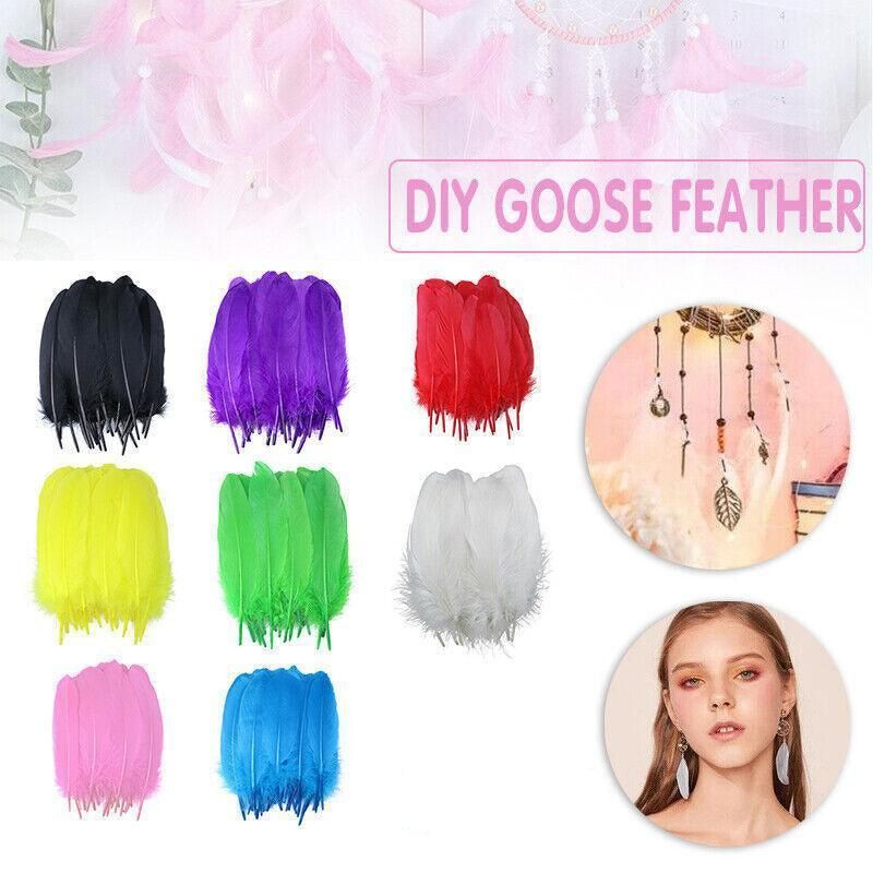 50X Craft Feathers Goose Feather Diy Art Party Decoration Wedding Dream view 2