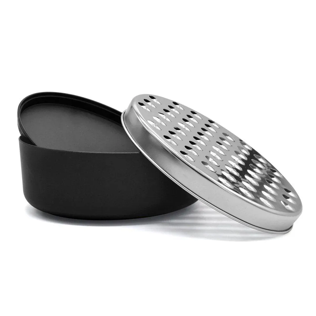 Stainless Steel Kitchen Cheese Grater with Container Storing Fruits Cheese Box view 15