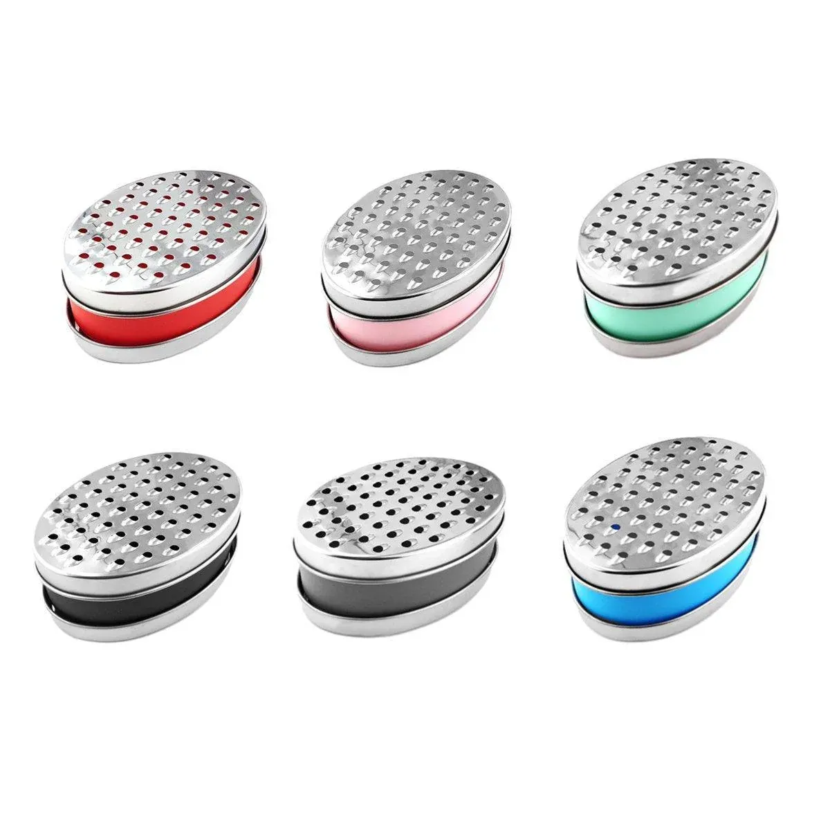 Stainless Steel Kitchen Cheese Grater with Container Storing Fruits Cheese Box view 3