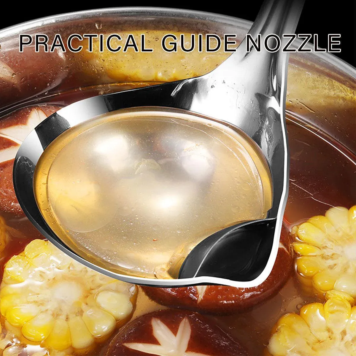 Oil Separator Spoon Kitchen Multifunctional Filter Household Hot Pot Soup view 5