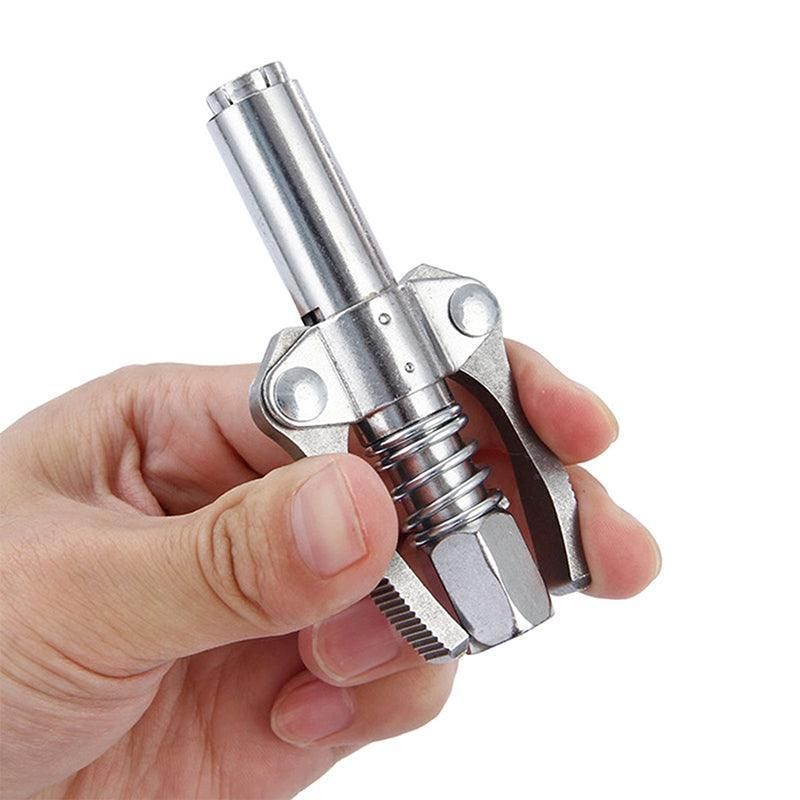 Grease Tool Coupler Heavy Duty Quick Lock Double Handle Leak-Free Grease Nozzle view 12