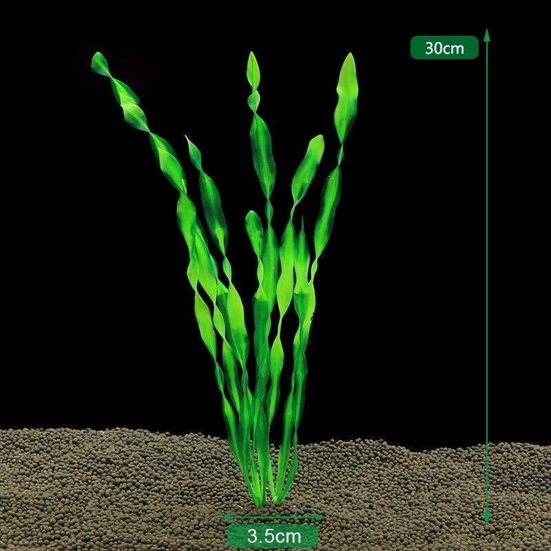 10PCS Artificial Plants Fish Tank Aquarium Aquatic Plants Simulated Water Grass view 5