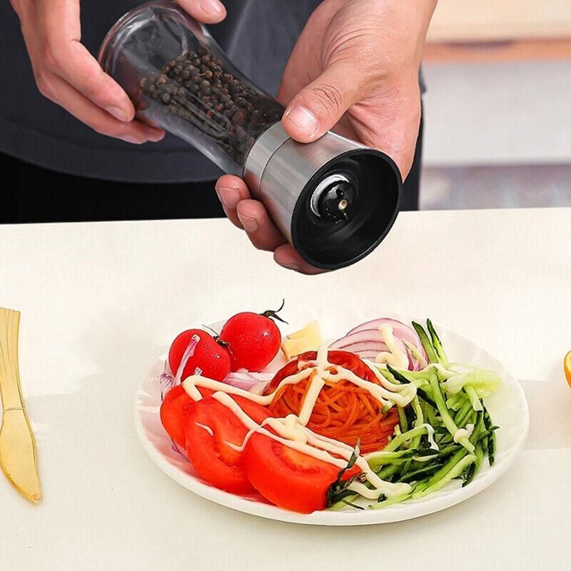 Stainless Steel Manual Salt and Pepper Grinder with Adjustable Ceramic Core view 11