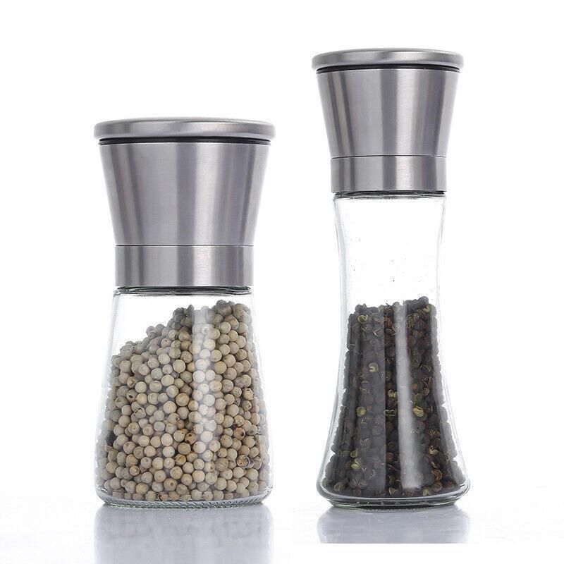 Stainless Steel Manual Salt and Pepper Grinder with Adjustable Ceramic Core view 15