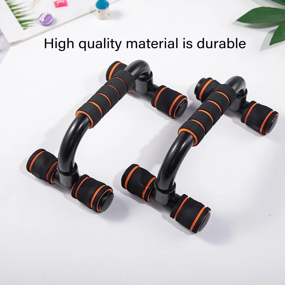 H Shaped Push Up Bars Home Fitness Equipment for Chest Arm Shoulder Training view 7