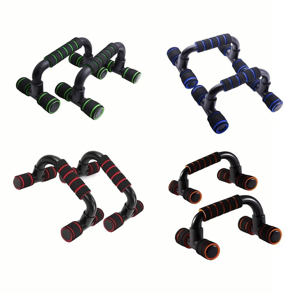 H Shaped Push Up Bars Home Fitness Equipment for Chest Arm Shoulder Training view 3