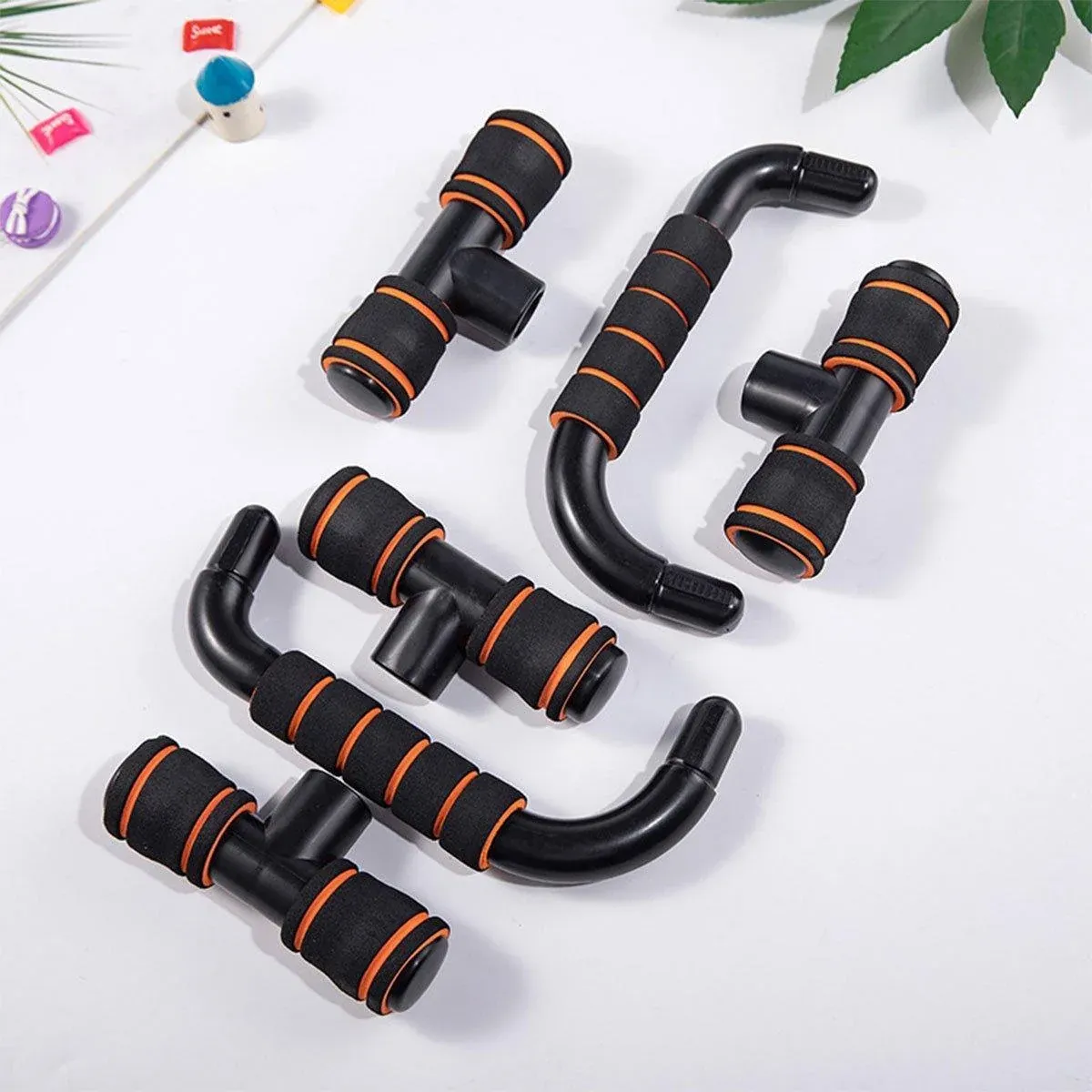 H Shaped Push Up Bars Home Fitness Equipment for Chest Arm Shoulder Training view 12