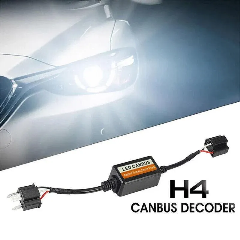 2PCS H4 CANBUS LED Headlight Decoder Anti Flicker Error Canceller Load Resistor view 3