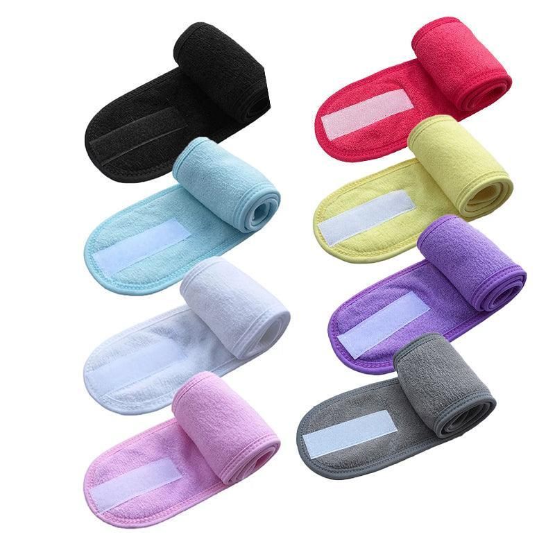 8-Colours Wrap Head Band Hairband Hair Band Adjustable Facial Make Up Face view 3