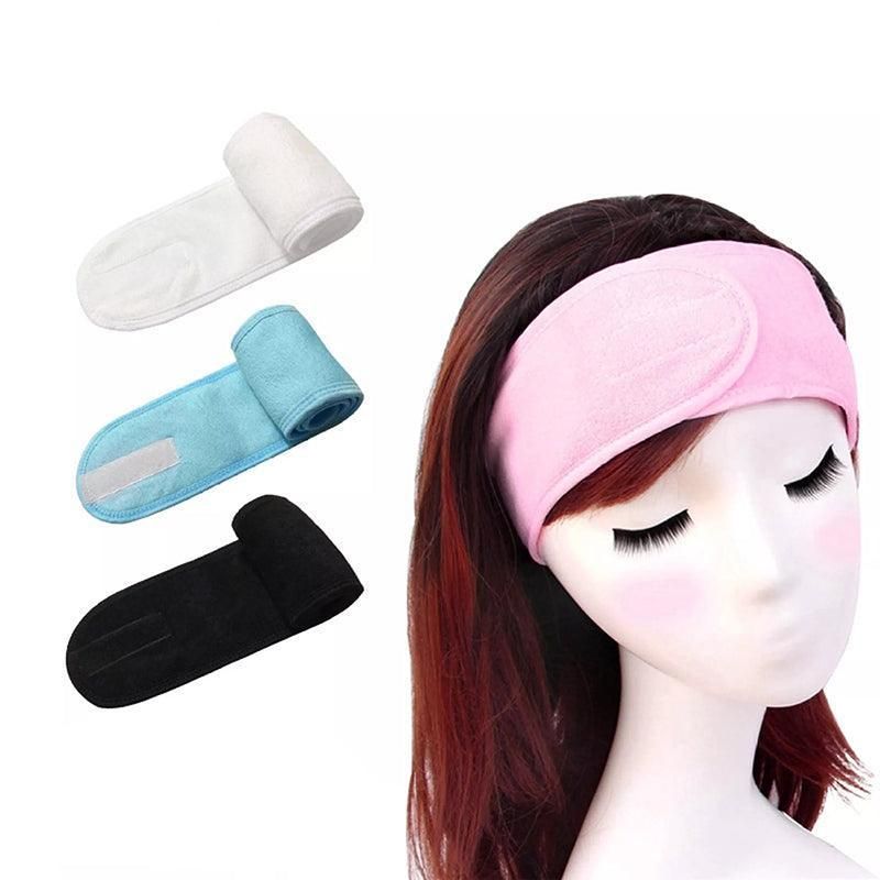 8-Colours Wrap Head Band Hairband Hair Band Adjustable Facial Make Up Face view 12