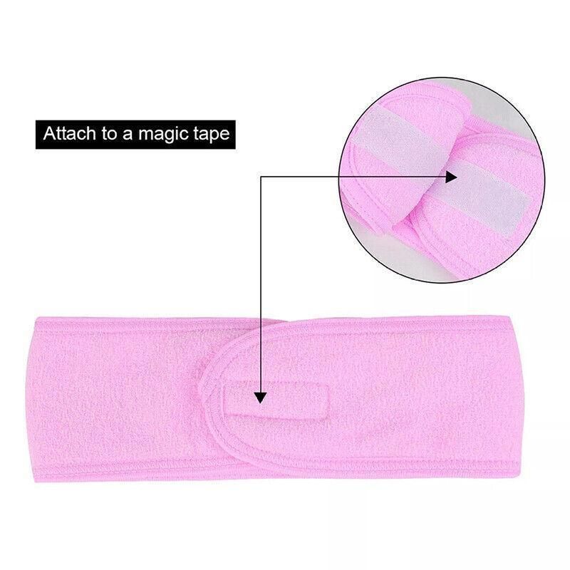 8-Colours Wrap Head Band Hairband Hair Band Adjustable Facial Make Up Face view 5
